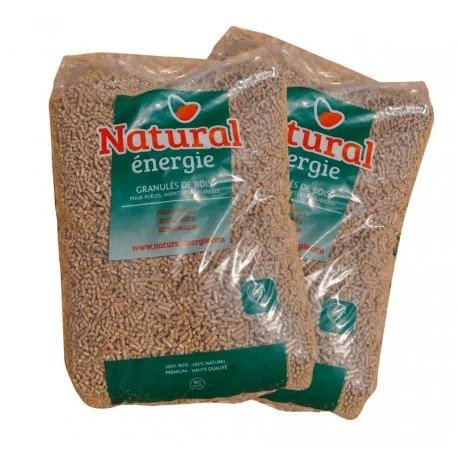 Granulés Natural Energie – Palette de 70 Sacs de 15 kg – Certifié DIN Plus