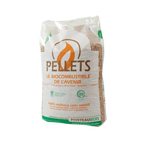 Granulés de bois EO2 – Palette de 66 sacs de 15 kg soit 990 kg