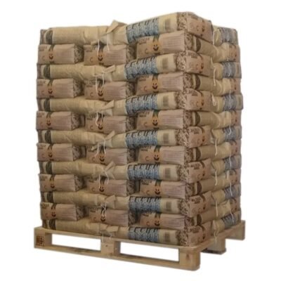 PELLET BADGER – Palette de 65 sacs de 15 kg (Granulés de Bois Haut de Gamme)