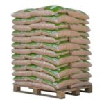 PELLET DIN – Palette de 65 sacs de 15 kg (Granulés de Bois Certifiés DIN Plus)