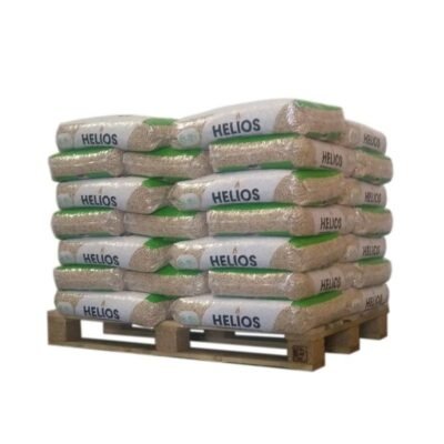 PELLET HELIOS – 12 PALETTE DE 35 SACS DE 15 KG (Granulés de Bois de Haute Qualité)