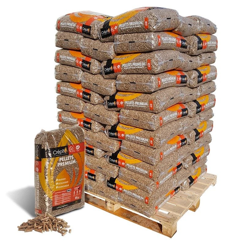 Pellets Premium CréPito – 72 Sacs de 15 Kg (100 % Naturels, Sans Additif, Haut Rendement) Pellets Premium CréPito – 72 Sacs de 15 Kg (100 % Naturels, Sans Additif, Haut Rendement)