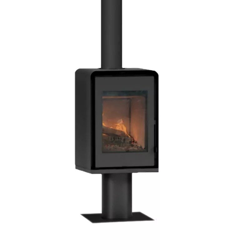Poêle à bois Domino avec pied - 8,5 Kw (9)