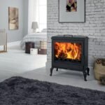 Poêle à bois avec chauffe plat Aube – 7,1 Kw