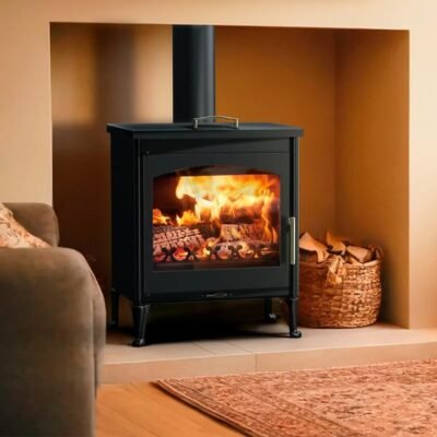 Poêle à bois avec chauffe plat Castilla - 8 Kw