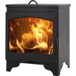 Poêle à bois avec chauffe plat Oslo - 8 Kw