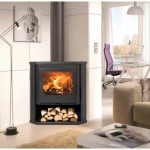 Poêle à bois d'angle Sintra - 7 Kw (5)