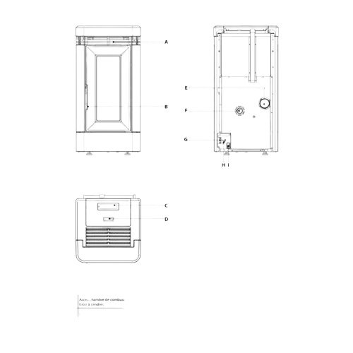 Poêle à granulés Lucia Plus - 12 Kw (1)
