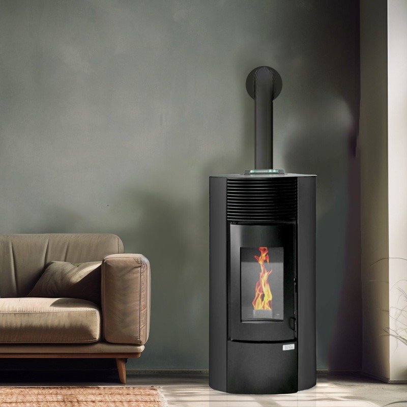Poêle à granulés Segreto plus étanche - 12 Kw (6)