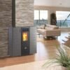 Poêle à granulés canalisable extra plat Fango - 8 Kw