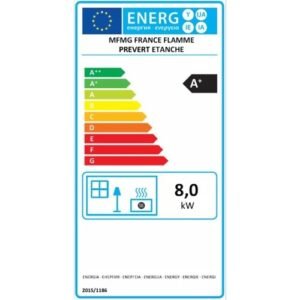 Poêle à granulés étanche Prévert sortie arrière - 8 Kw (2)