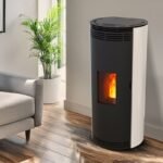Poêle à granulés étanche Prévert sortie dessus - 8 Kw