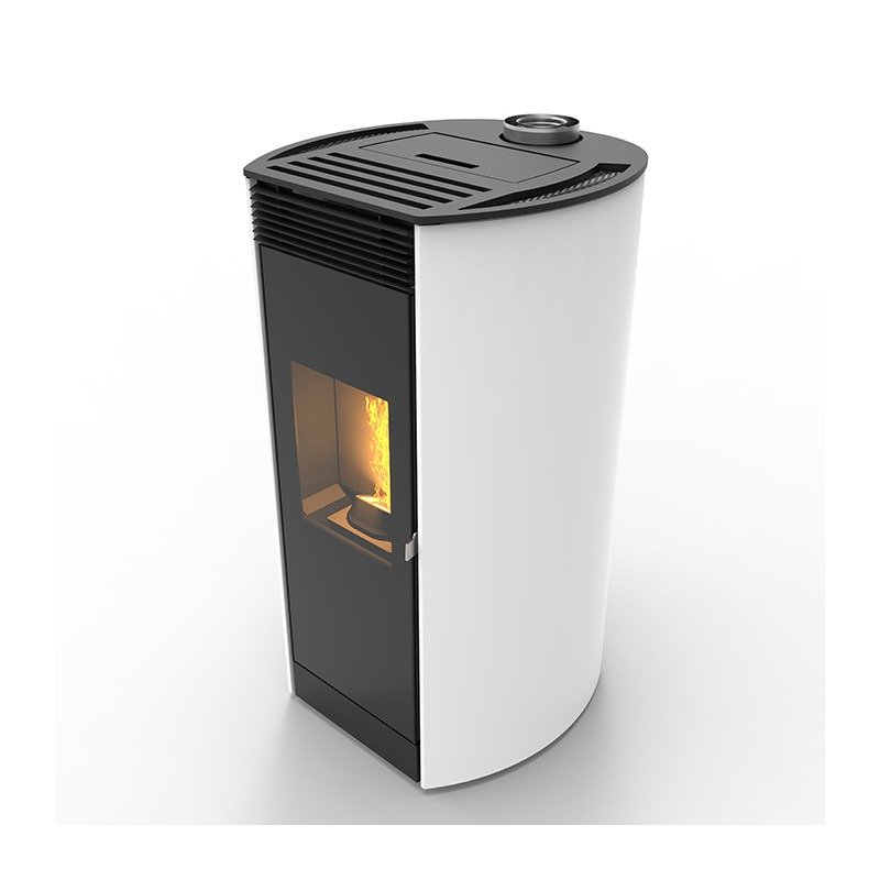 Poêle à granulés étanche canalisable (sortie dessus concentrique) - MEO - 9KW (14)