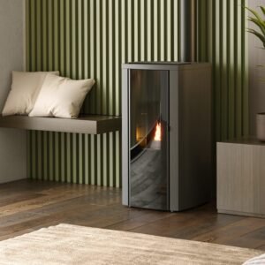 Poêle à granulés étanche (sortie dessus concentrique) Cristallo Silenzio Up - 9,2 Kw (6)