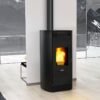 Poêle à granulés étanche (sortie dessus concentrique) - MEO - 8 Kw