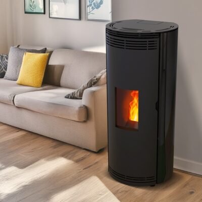 Poêle à granulés étanche (sortie dessus concentrique) Prévert - 8 Kw
