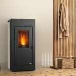 Poêle à granulés étanche (sortie dessus concentrique) - Vulcano Silenzio UP - 9,2 Kw