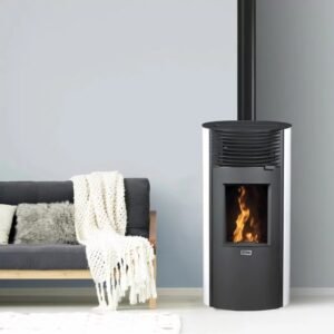 Poêle à granulés silencieux étanche Roméo - 8 Kw (10)