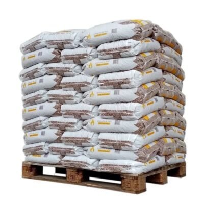 PELLET SUNFIRE – PALETTE DE 70 SACS DE 15 KG (Granulés de Bois 100 % Naturels, Fabrication Française, Certifiés NF Biocombustibles)